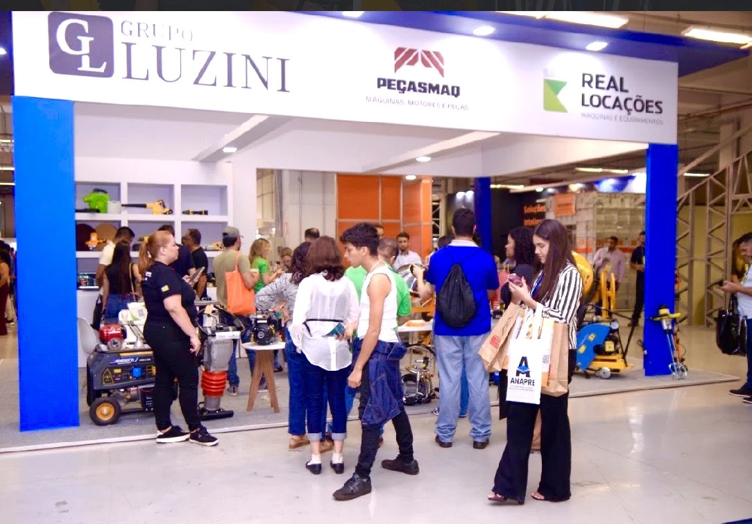 Exposição de soluções na Construtec